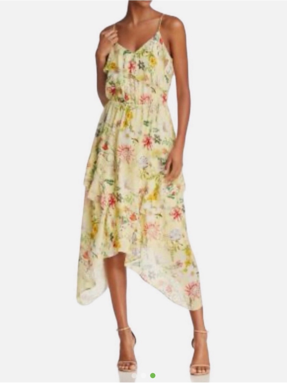 Parker Yellow Floral Dress